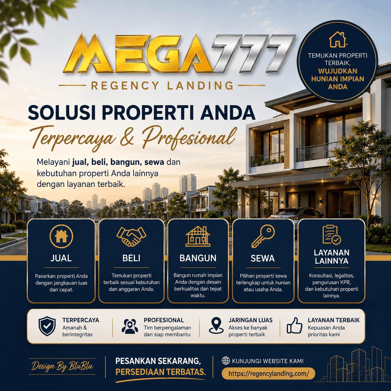 MEGA777 | Jual, Beli, Bangun & Sewa Properti Terpercaya